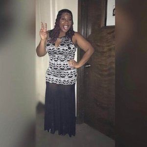 Women's Black and Silver Fitted Formal Dress